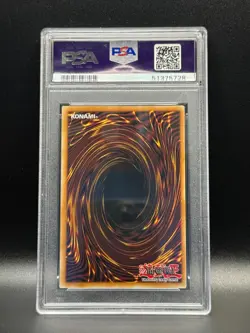 PSA 8 NM-MT Raigeki 053 2010-17 LOB Reprint Holo Yugioh Card - Image 2