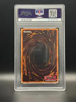 PSA 9 MINT Tri-Horned Dragon 000 2010-17 LOB Reprint Holo Yugioh Card - Image 2