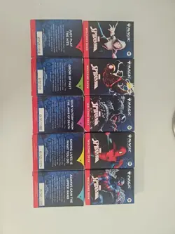 2025SDCC Magic The Gathering x Spider-Man Complete Welcome Deck Set of 5 - Image 2