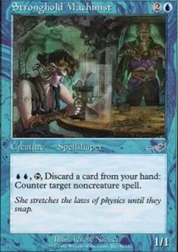 MTG magic cards 1x Stronghold Machinist - Foil Nemesis NM-Mint, English - Image 1
