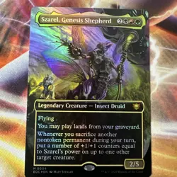 Szarel, Genesis Shepherd (Borderless) Commander: Edge of Eternities Foil - Image 1