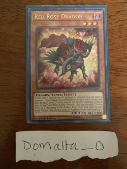Yugioh Red Rose Dragon LED4-EN025 Rare 1st Edition NM/VLP - Image 1