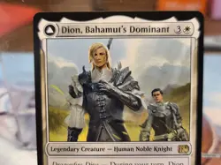 Dion, Bahamut's Dominant MTG Final Fantasy NM FFXVI Rare R 0016 Creature White - Image 3