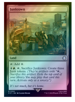 Junktown - Foil Fallout MTG - Image 1