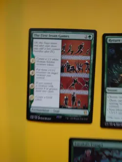 MTG Card. green rare x3 inc the first iroan games, Emrakul's evangel foil, - Image 4