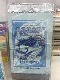 MTG: ICE AGE empty SCALED WURM Booster Pack wrapper, Booklet, & 15 Card Lot - Image 2