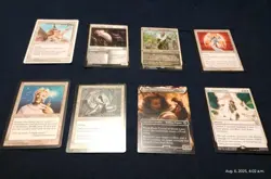 Magic The Gathering 8 Card Lot Including Enlightened Tutor Serra Angel And More - Image 1