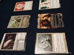 Magic The Gathering 8 Card Lot Including Enlightened Tutor Serra Angel And More - Image 3