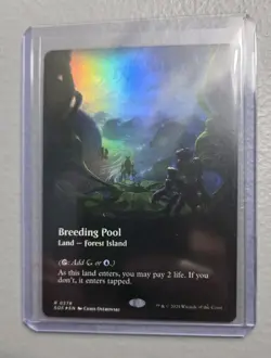 1x Breeding Pool, Borderless Art Foil, Edge of Eternities, Magic MTG NM - Image 4