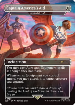 Captain America's Aid - Sigarda's Aid Secret Lair Drop Series - Near Mint - Image 1