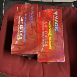 2MTG-Magic The Gathering-Adventures in Forgotten Realms Bundle Gift Edition New! 630509983285 - Image 1