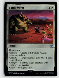 MTG Final Fantasy Battle Menu Foil x1 NM - Image 1