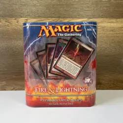 SEALED MTG FIRE & LIGHTNING PREMIUM DECK SERIES - Image 1
