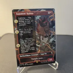 MTG Summon: Kujata 199 Borderless Regular Rare Final Fantasy FIN - Image 1