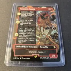 MTG Summon: Kujata 199 Borderless Regular Rare Final Fantasy FIN - Image 2