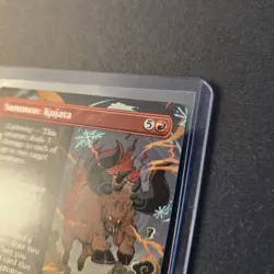 MTG Summon: Kujata 199 Borderless Regular Rare Final Fantasy FIN - Image 4