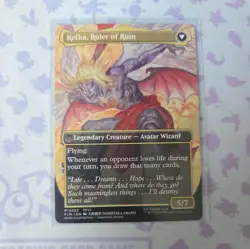 Final Fantasy MTG Magic Kefka Court Mage 0322 Mythic Borderless - Image 2