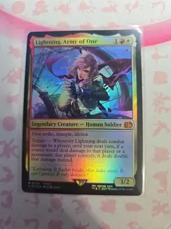 1x Lightning, Army of One - Foil - MTG Final Fantasy - NM-Mint, English - Image 1