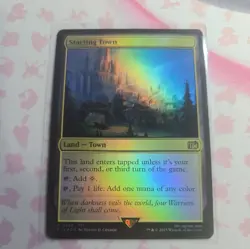 Starting Town (Foil) 0289 MTG: Final Fantasy Magic the Gathering English NM-Mint - Image 1