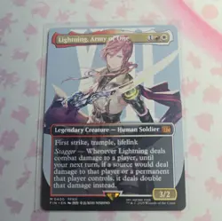 MTG Lightning, Army of One Borderless 0400 FIN Final Fantasy Regular - Image 1