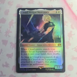MTG Final Fantasy Cloud, Midgar Mercenary Foil M 0010 - Image 1