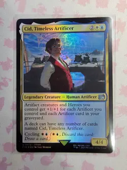 MTG FOIL Cid, Timeless Artificer 413 - FINAL FANTASY #413 - Image 1