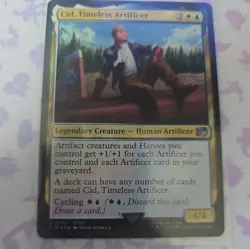 Cid, Timeless Artificer (Foil) MTG × Final Fantasy U 0412 NM - Image 1