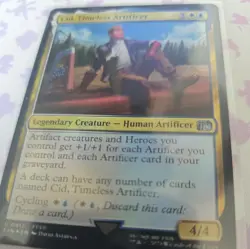 Cid, Timeless Artificer (Foil) MTG × Final Fantasy U 0412 NM - Image 3
