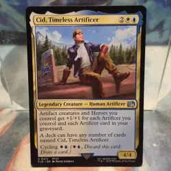 0412 Cid, Timeless Artificer NM Final Fantasy FIN MTG Card FFVII Human Creature - Image 1