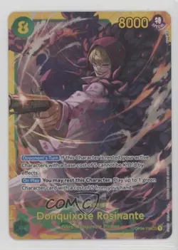 2023 One Piece Card Game: Kingdoms of Intrigue OP04 SEC Donquixote Rosinante 2x9 - Image 1