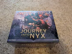 Magic The Gathering MTG Journey Into Nyx Fat Pack Brand Sealed 9 Booster Packs - Image 1