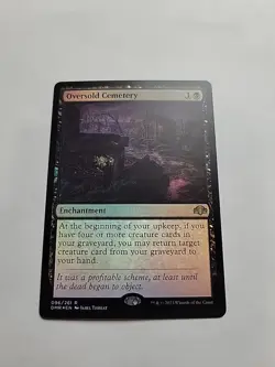 MTG - Oversold Cemetery _Dominaria Remastered Foil Rare #096 - Image 1