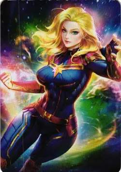 CAPTAIN MARVEL CFORCARD ANGELS Custom Art Goddess Story Anime Collectible Card - Image 1