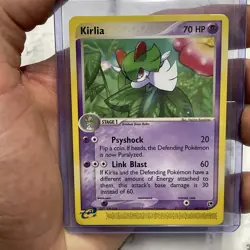 Kirlia 40/100 Sandstorm Non Holo Pokemon TCG Nintendo 2003 Rare Card Vintage NM - Image 1