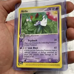 Kirlia 40/100 Sandstorm Non Holo Pokemon TCG Nintendo 2003 Rare Card Vintage NM - Image 2