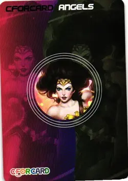 WONDER WOMAN CFORCARD ANGELS Custom Art Goddess Story Anime Collectible Card - Image 2