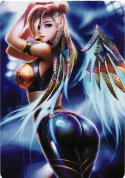 MERCY OVERWATCH CFORCARD ANGELS Custom Art Goddess Story Anime Collectible Card - Image 1