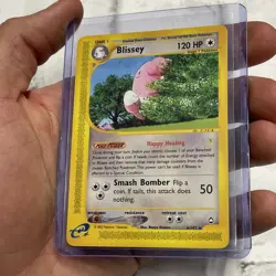 Pokemon Blissey Non Holo Rare 6/147 Pokemon Aquapolis NM Vintage Vtg Card TCG - Image 2