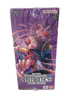 NEW 6 Starter Decks One Piece Purple Monkey D Luffy Card Game ST-18 English - Image 2
