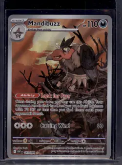 Mandibuzz 145/086 Illustration Rare Pokemon Card NM/Mint SV8 Twilight Masquerade - Image 1