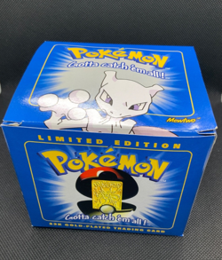 Burger King 1999 Pokemon Mewtwo 23k Gold Plated Card w/Pokeball *NIB* - Image 1