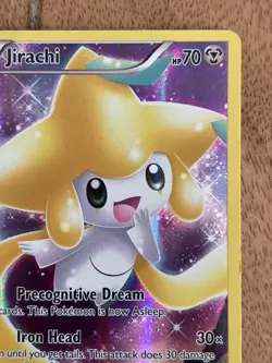 Jirachi XY112 Black Star Promo Holo Pokemon Card Full Art - Image 4