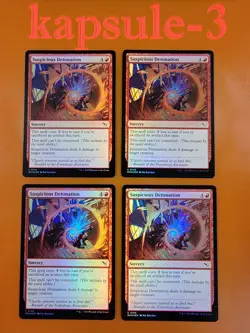 4x Suspicious Detonation | FOIL | Murders at Karlov Manor | MTG Magic Cards - Image 1