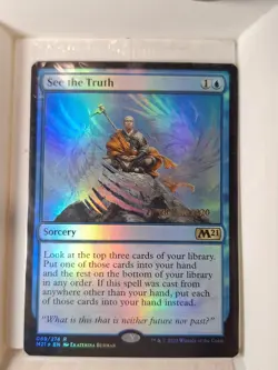 See the Truth - FOIL - Sealed Prerelease Promo - Magic the Gathering MTG Nice! - Image 1