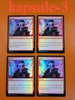 4x Shock | FOIL | Murders at Karlov Manor | MTG Magic Cards - Image 1