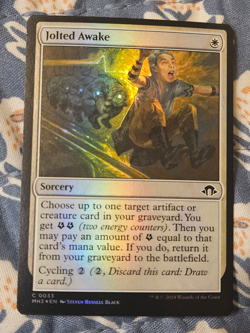 Jolted Awake FOIL Modern Horizons 3 MH3 MTG Magic - Image 1