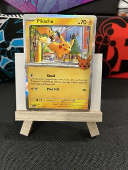 Custom 3D Pokemon Card: Pikachu - Image 1