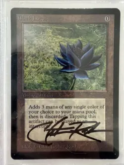 Mtg JSA 7.5 Beta Black Lotus | 9.5, 8.5, 6.5, 9 Subs | signed Christopher rush - Image 2