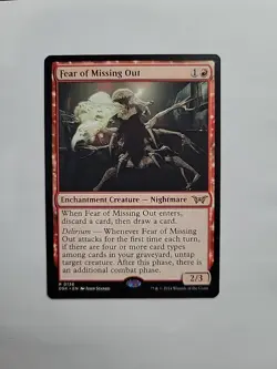 MTG - Fear of Missing Out Duskmourn: House of Horror Regular Rare #0136 - Image 1