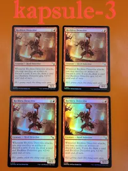 4x Reckless Detective | FOIL | Murders at Karlov Manor | MTG Magic Cards - Image 1